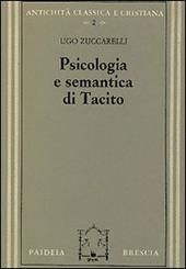 Psicologia e semantica di Tacito