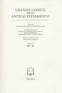 Grande lessico dell'Antico Testamento. Vol. 3: Hmr-Jaraq - G. Johannes Botterweck, Helmer Ringgren - Libro Paideia 2003, Grande lessico dell'Antico Testamento | Libraccio.it