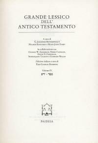 Grande lessico dell'Antico Testamento. Vol. 4: Jaras-Matar - G. Johannes Botterweck, Helmer Ringgren, Heinz-Josef Fabry - Libro Paideia 2004, Grande lessico dell'Antico Testamento | Libraccio.it