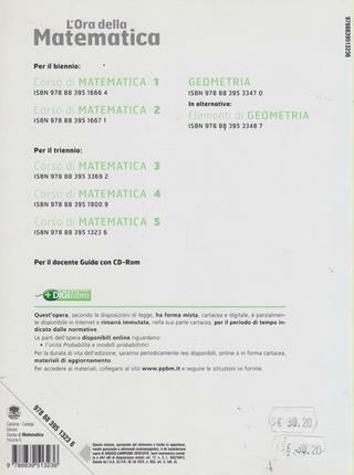 Corso di matematica. Per i Licei e gli Ist. magistrali. Vol. 5 - E. Cassina, M. Bondonno, GERACE - Libro Paravia 2009 | Libraccio.it