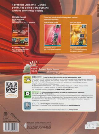 Antropologia, sociologia, metodo della ricerca. Con espansione online - Elisabetta Clemente, Rossella Danieli - Libro Paravia 2012 | Libraccio.it