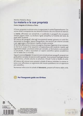 La materia e le sue proprietà. Corso integrato di chimica e fisica. Per le Scuole superiori - Maritza Palladino Bosia - Libro Paravia 2005 | Libraccio.it