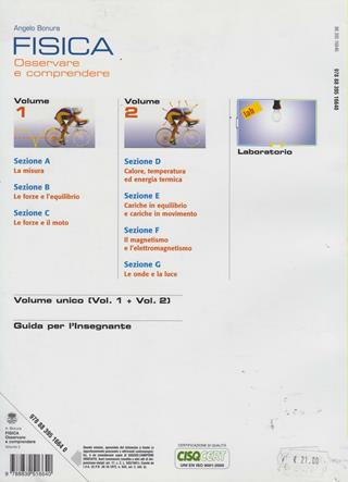 Fisica osservare e comprendere. Per le Scuole superiori. Vol. 2 - Angelo Bonura - Libro Paravia 2006 | Libraccio.it