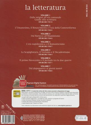 La letteratura. Per le Scuole superiori. Vol. 5: La Scapigliatura, il Verismo, il Decadentismo - GIUSSO SILVIA, RAZETTI - ZACCARIA - Libro Paravia 2007 | Libraccio.it