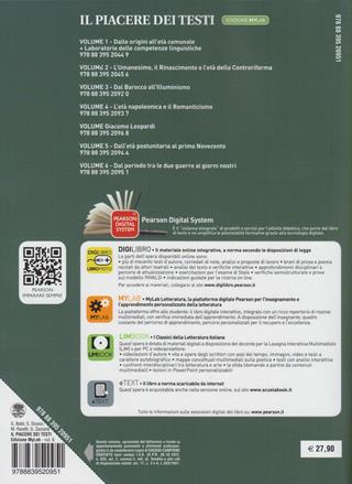 Piacere dei testi. Ediz. mylab. Per le Scuole superiori. Vol. 6 - Baldi, Giusso, Razetti - Libro Paravia 2015 | Libraccio.it