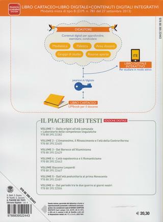 Piacere dei testi. Per le Scuole superiori. Vol. 4 - Baldi, Giusso, Razetti - Libro Paravia 2015 | Libraccio.it