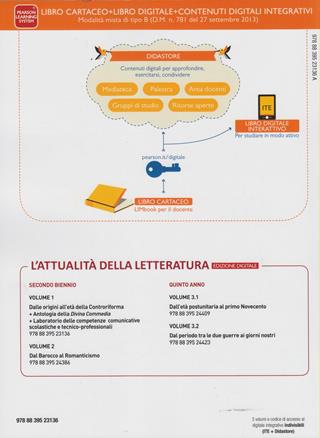 Attualità della letteratura. Con Laboratorio competenze-Antologia Divina Commedia. Per le Scuole superiori. Vol. 1 - Guido Baldi, Silvia Giusso, Mario Razetti - Libro Paravia 2014 | Libraccio.it