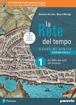 La rete del tempo. Edizione con CLIL. Con Lezioni di cittadinanza e costituzione. Con Atlante geopolitico. Con History in English. Con Libro liquido. Con ITE (Atlante geopolitico). Con Didastore. Per il secondo biennio e quinto anno delle Scuole superiori. Con ebook. Con espansione online. Vol. 1: Dal Mille alla metà del Seicento - Giovanni De Luna, Marco Meriggi - Libro Paravia 2018 | Libraccio.it