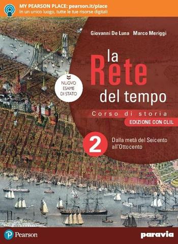 La rete del tempo. Edizione con CLIL. Con History in english. Con Libro liquido. Con Didastore. Per il secondo biennio e quinto anno delle Scuole superiori. Vol. 2: Dalla metà del Seicento all'Ottocento - Giovanni De Luna, Marco Meriggi - Libro Paravia 2018 | Libraccio.it