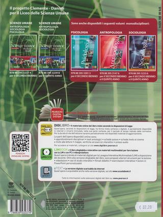 Antropologia, sociologia, psicologia. Per la 3ª e 4ª classe delle Scuole superiori. - Elisabetta Clemente, Rossella Danieli - Libro Paravia 2012 | Libraccio.it