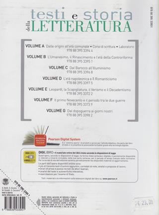 Testi e storia della letteratura. Vol. B: L'umanesimo, il Rinascimento e l'età della Controriforma. Con espansione online - Guido Baldi, Silvia Giusso, Mario Razetti - Libro Paravia 2010 | Libraccio.it