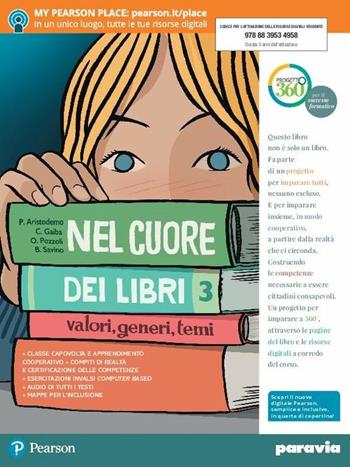 Nel cuore dei libri. Per la Scuola media. Vol. 3  - Libro Paravia 2018 | Libraccio.it