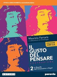 Il gusto del pensare. Dalle origini a Ockham. Ediz. con CLIL. Con e-book. Con espansione online. Vol. 2 - Maurizio Ferraris - Libro Paravia 2019 | Libraccio.it