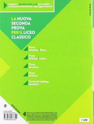 La nuova seconda prova . Prove di latino-greco, Prove di greco-latino, Prove di latino, Prove di greco. Con espansione online - Stefano Briguglio, Luisa Rossi - Libro Paravia 2019 | Libraccio.it