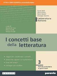 I concetti base della letteratura. Vol. 3 - Daniela De Luca, Lorenza Salvadori, Simona Terzulli - Libro Paravia 2021 | Libraccio.it