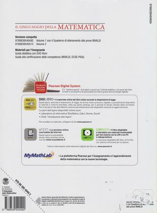 Linguaggio della matematica. Algebra. Materiali per il docente. Per il biennio dei Licei. Con DVD-ROM. Vol. 1 - E. Cassina, M. Bondonno - Libro Paravia 2011 | Libraccio.it