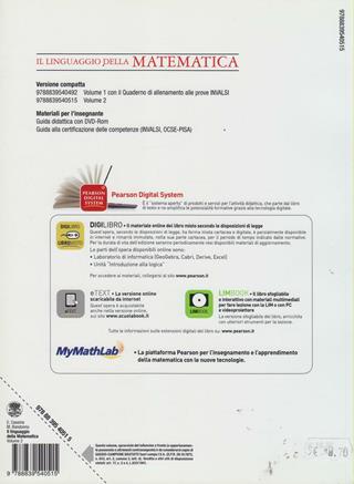 Linguaggio della matematica. Algebra. Per il biennio dei Licei. Con espansione online. Vol. 2 - E. Cassina, M. Bondonno - Libro Paravia 2011 | Libraccio.it