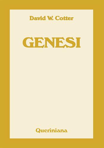 Genesi - David Cotter - Libro Queriniana 2020, Commentari biblici | Libraccio.it