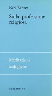 Sulla professione religiosa