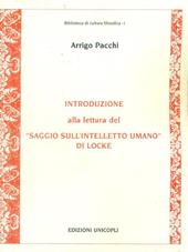 Introduzione alla lettura del «Saggio sull'intelletto umano» di Locke