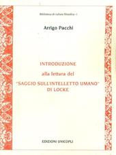 Introduzione alla lettura del «Saggio sull'intelletto umano» di Locke