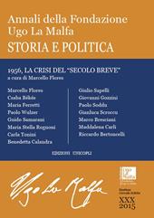 Annali della Fondazione Ugo La Malfa. Storia e politica (2015). Vol. 30
