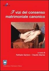 I vizi del consenso matrimoniale canonico