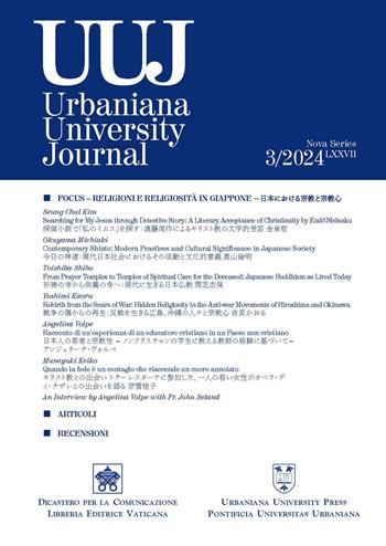 Urbaniana University Journal (2024). Vol. 3: Religioni e religiosità in Giappone  - Libro Urbaniana University Press 2025, Riviste | Libraccio.it