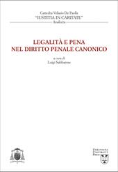 Legalità e pena nel diritto penale canonico