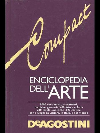 Compact. Enciclopedia dell'arte  - Libro De Agostini 1992 | Libraccio.it