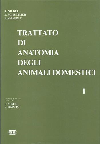 Trattato di anatomia veterinaria degli animali domestici. Vol. 1: Apparato locomotore. - Richard Nickel, August Schummer, Eugen Seiferle - Libro CEA 1991 | Libraccio.it