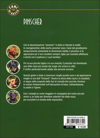 Pinscher - Antonella Tomaselli - Libro De Vecchi 2012, Cani di razza | Libraccio.it
