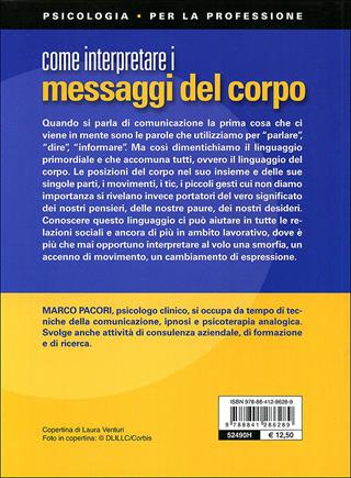 Come interpretare i messaggi del corpo - Marco Pacori - Libro De Vecchi 2010, Psicologia per la professione | Libraccio.it