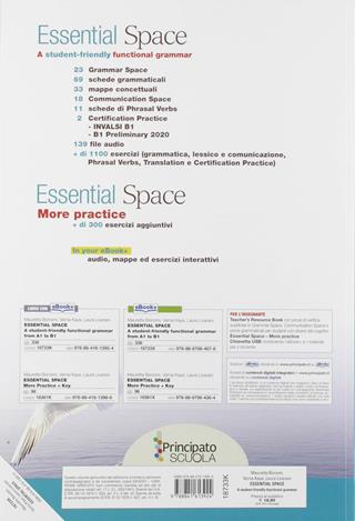 Essential space. A student-friendly functional grammar from A1 to B1. Con e-book. Con espansione online - Mauretta Bonomi, Laura Liverani, Kaye Verna - Libro Europass 2019 | Libraccio.it