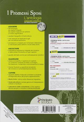 I Promessi sposi. L'antologia. Per le Scuole superiori. Con DVD Audio - Alessandro Manzoni - Libro Principato 2019 | Libraccio.it