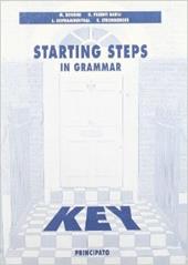 Key to starting steps in grammar.