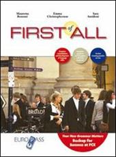 First of all. Con CD Audio. Con espansione online