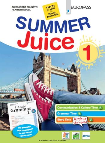 New summer juice. With Handy grammar. Con e-book. Con espansione online. Vol. 1 - Alessandra Brunetti, Janet Harmer - Libro Europass 2022 | Libraccio.it