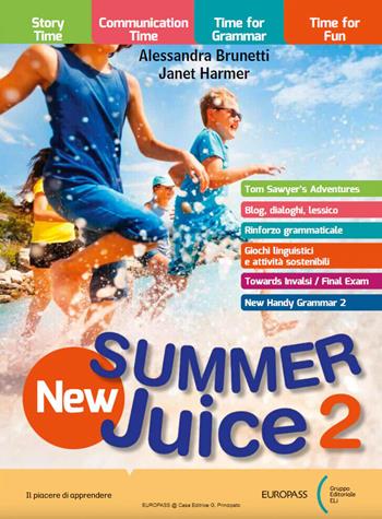 New summer juice. With Handy grammar. Con e-book. Con espansione online. Vol. 2 - Alessandra Brunetti, Janet Harmer - Libro Europass 2022 | Libraccio.it