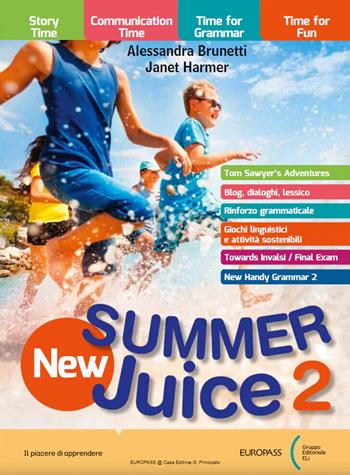 New summer juice. With Handy grammar. Per la Scuola media. Vol. 2 - Alessandra Brunetti, Janet Harmer - Libro Europass 2022 | Libraccio.it