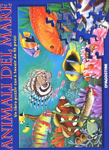 Animali del mare. Libro puzzle. Ediz. illustrata  - Libro De Agostini 2012, Libri puzzle | Libraccio.it