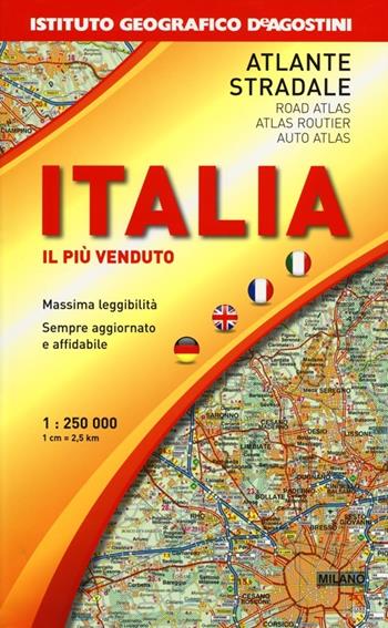Atlante stradale Italia 1:250.000 2013-2014  - Libro De Agostini 2013, Atlanti stradali | Libraccio.it