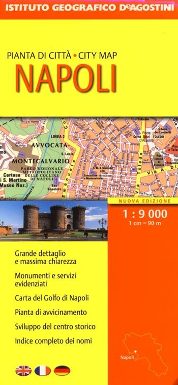 Napoli 1:9.000  - Libro De Agostini 2013, Piante di città d'Italia | Libraccio.it