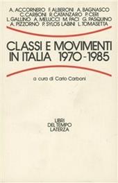 Classi e movimenti in Italia (1970-1985)