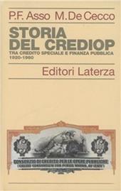 Storia del Crediop. Tra credito speciale e finanza pubblica (1920-1960)