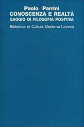 Conoscenza e realtà. Saggio di filosofia positiva