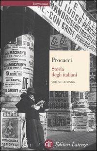 Storia degli italiani. Vol. 2 - Giuliano Procacci - Libro Laterza 1998, Economica Laterza | Libraccio.it