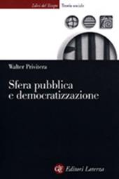 Sfera pubblica e democratizzazione