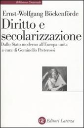 Diritto e secolarizzazione. Dallo stato moderno all'Europa unita