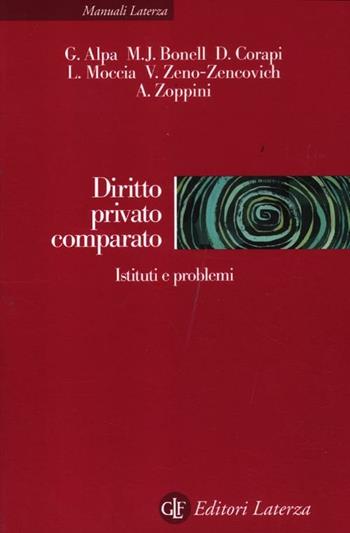 Diritto privato comparato. Istituti e problemi  - Libro Laterza 2012, Manuali Laterza | Libraccio.it